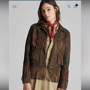 Ralph Lauren Double RL fringed jacket